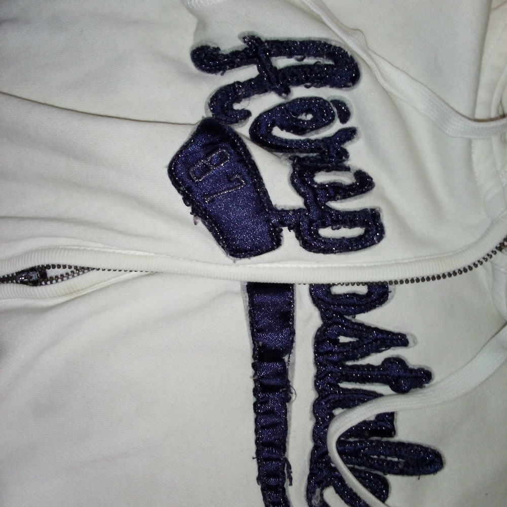 White And Blue Aeropostale Hoodie